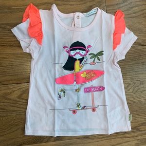 Little Marc Jacobs pink t shirt size 2